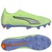 PUMA Ultra 6 Pro FG Light Up - Vert/Bleu glacé/Violet Femme - Herbe naturelle (FG), pointure 36