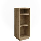 Vicco middenkast badkamer Beatrice, Artisanaal eiken, 38 x 93 cm