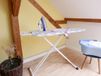 Solvix Housse de planche à repasser XXL Coton, Élastique, 48x140 cm, Gris