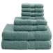 MADISON PARK SIGNATURE Zeer absorberend, sneldrogend, hotel- en spa-kwaliteit voor badkamer, katoen, stoffig groen, meerdere maten