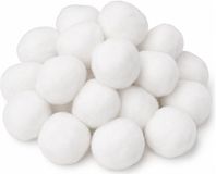 Rayher hobby materialen Rayher Hobby/knutsel pompons - 140 stuks - D38 mm - Warm wit