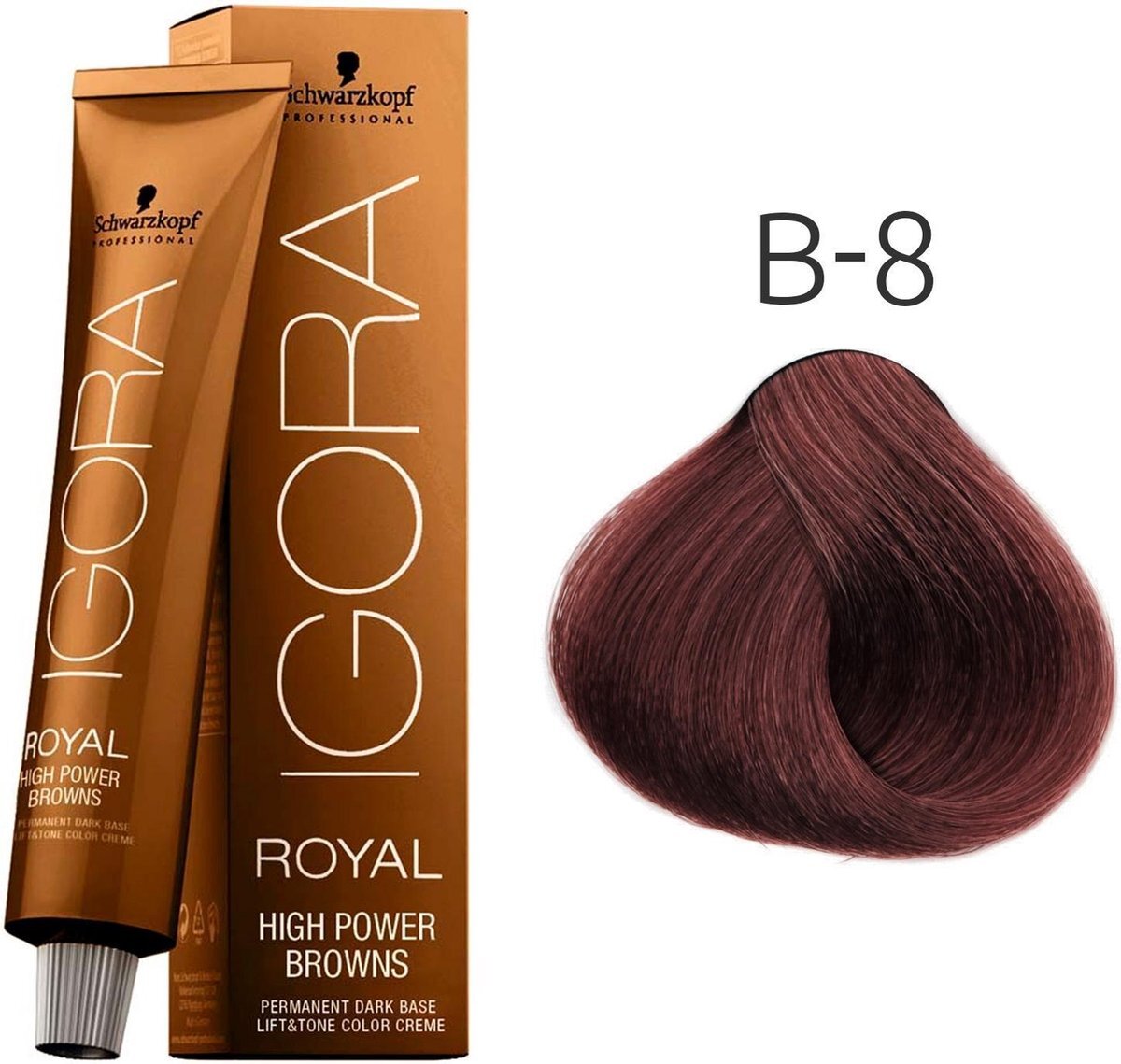 Schwarzkopf Professional Schwarzkopf - Igora - Royal - High Power Browns - B-8 - 60 ml