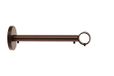 Fascinatie Metaal | Ø20 | 1 muurbeugel met verstelbaar oog 15-22 cm | bruin nikkel