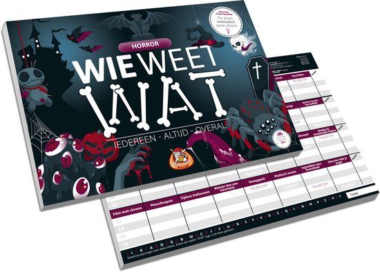 White Goblin Games Wie Weet Wat: Horror - Partyspel
