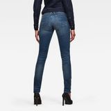 G-Star Lynn Skinny Wmn Jeans Dames 25/34 Katoen Elastomulti-ester Elastaan Medium Aged
