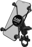 RAM Mounts X-Grip Grote Telefoonhouder met Stuur U-Bout Basis - Korte