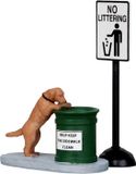 Lemax - No Littering - Set van 2