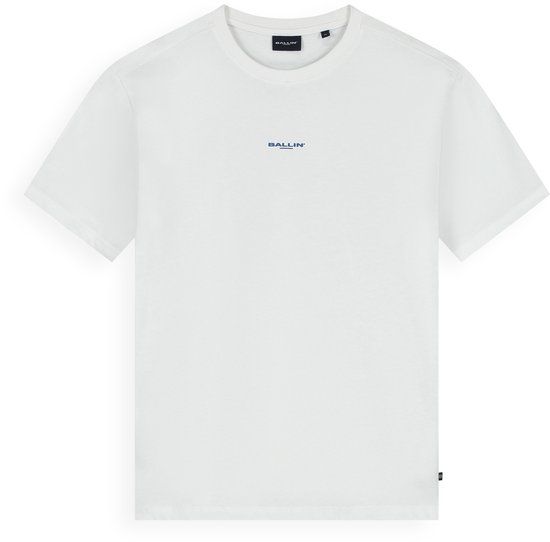 Ballin Amsterdam Jongens Loose fit T-shirt Crewneck SS White Maat 14