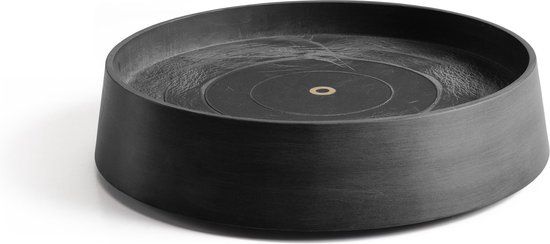 Ecopots Saucer Wheels Oslo - Dark Grey - Ø41 cm