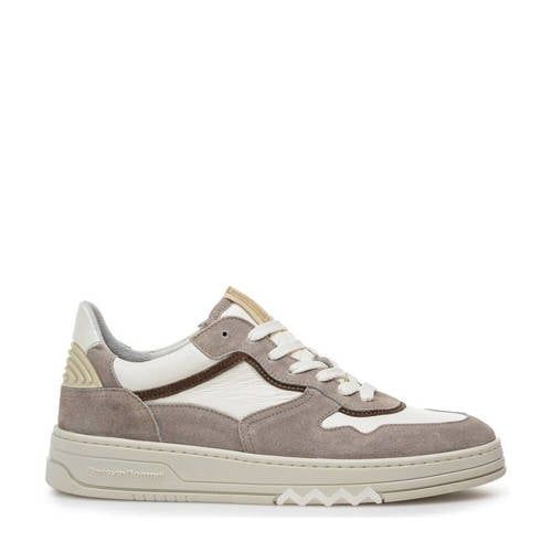 Floris van Bommel De Okker 01.16 suède sneakers lichtbruin
