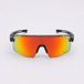 Acelera Intermediate Fietsbril - Gepolariseerde fietsbril met verwisselbare lens - Fiets zonnebril - Wielrenbril - Unisex - Grijs
