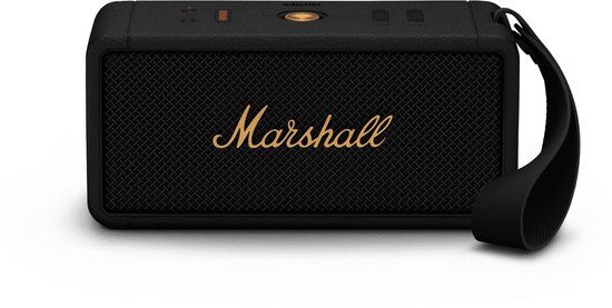 Marshall Middleton - Portable Bluetooth Speaker - Black and Brass