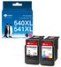 OEM Canon Inktpatronen voor Canon 540/541 XL, 2-pack, zwart en kleur
