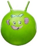 T & F creations Twisk Groothandel Bv Skippybal met dieren gezicht groen 46 cm