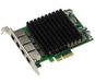 KALEA-INFORMATIQUE Industriële PCIe x4-netwerkkaart 4 RJ45 LAN GIGABIT ETHERNET 10 100 1000-poorten met Intel I82574 quad-chipset en PLX PEX8608 20 Gbps-bridge