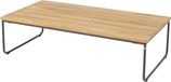 4 Seasons Outdoor Verdi Loungetafel Vierkant Hout Bruin 75x50x30 cm