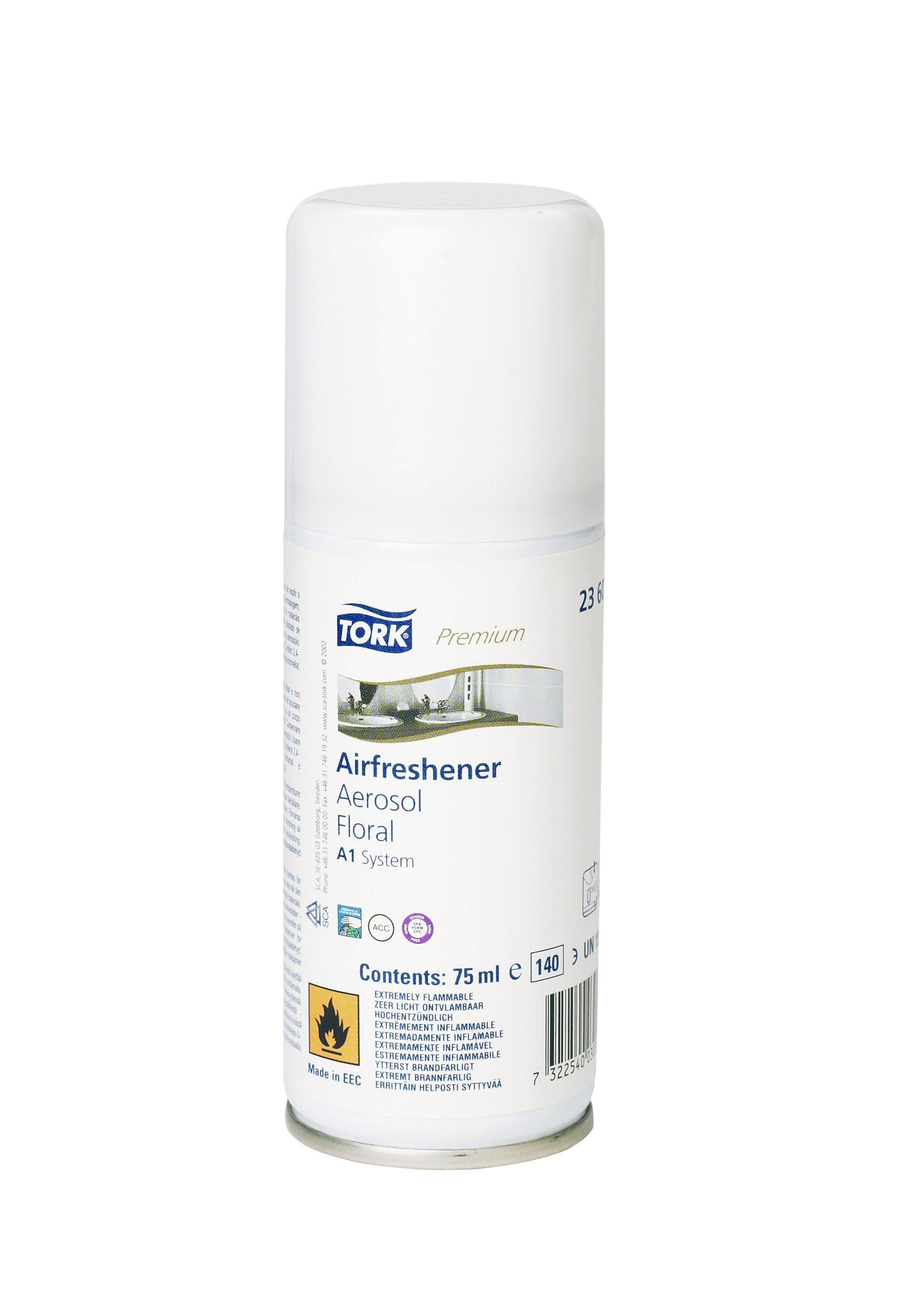 Tork Premium Air Freshener Aerosol Floral - White