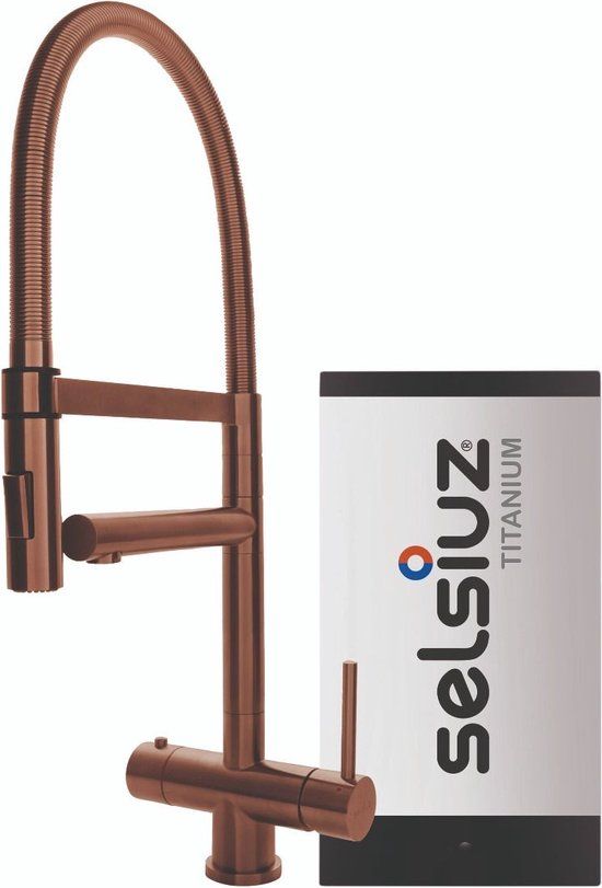 Selsiuz kranen Selsiuz XL Copper / Koper met TITANIUM Single boiler - 350268