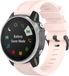 Strap-it Garmin Fenix 5s / 6s siliconen bandje - lichtroze