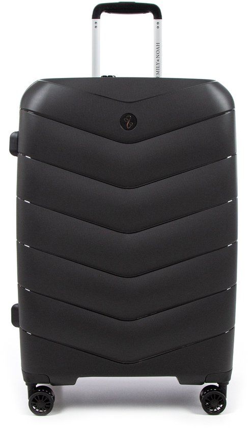 EMILY & NOAH Trolley E&N Travelbestie Werner (70401) - Dames Koffer - black 100