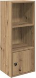 vidaXL Boekenkast 31x24x77 cm bewerkt hout artisanaal eikenkleurig