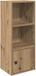 vidaXL Boekenkast 31x24x77 cm bewerkt hout artisanaal eikenkleurig
