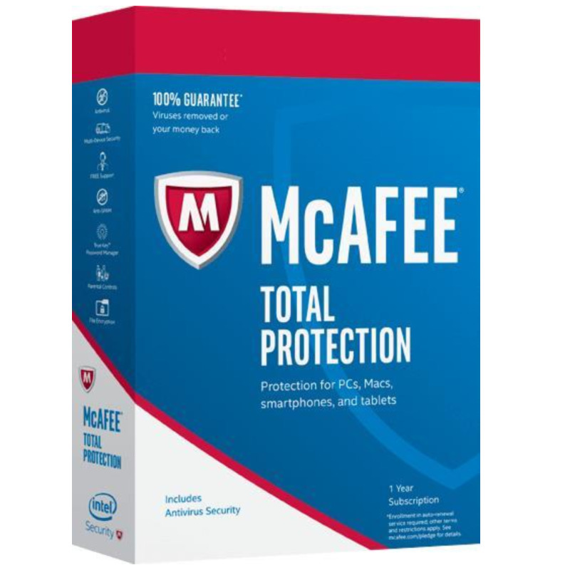 McAfee Total Protection 2018 10D 1Y