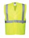 Portwest C472 Hi-Vis een Band Hesje Hoge Zichtbaarheid Klittenbandsluiting | Geel, S/M