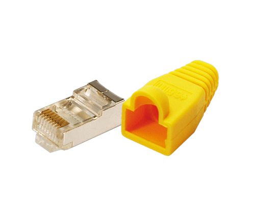 LogiLink MP0015 - Netwerkkabel - RJ-45 - Geel - 100 stuks