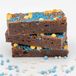 Brownies.nl Baby Blauw Brownie - 12 Brownies Per Post - Brievenbus Pakket - Brownie Box - Geboorte Jongen Cadeau - Blauwe Traktatie - Babyshower - Gender Reveal
