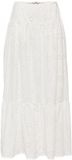 ONLY - ONLALITHEA LONG EMB SKIRT WVN Dames Rok