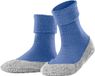 FALKE Cosyshoe Noppen op de zool wol huissokken dames blauw - maat 41-42