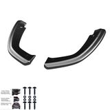 Oneway Achterbumperskirts (Hoeken) compatibel met Audi SQ5/Q5 S-Line (FY) 2017-2020 - Glanzend zwart