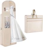 Unyqoos® Sac de rangement imperméable pour robe de mariée, Beige