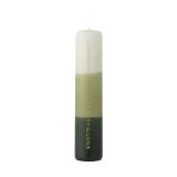 Bloomingville Bougies de l’Avent Dip Dye Vert, 25 cm