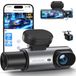 Dashcam - 4K voor en achter - 3-kanaals - Wifi - GPS