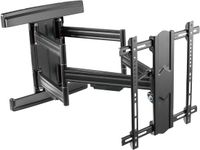 RICOO S7544-B TV Muurbeugel Draaibaar en Kantelbaar voor 55-95 inch TV's, Zwart, Staal, 70 kg, VESA 400x400