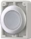 Eaton 182925 M30C-FDL-W Druktoets Plat, Rond, Verchroomd Wit