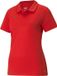 Puma Damespoloshirt TeamLIGA Sideline Polo W 657408 - Polyester - Getailleerd - Korte mouw - Puma Red-Puma White - Maat S