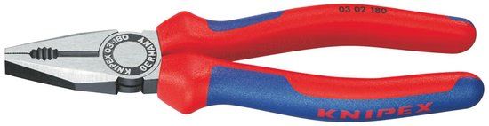 Knipex Combinatietang - 0302-180 - 180 mm - Rood