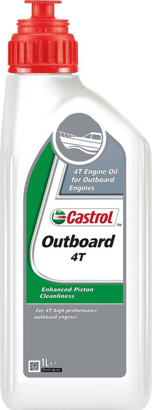 Castrol Outboard 4T 1 Liter - 4-takt Buitenboordmotorolie - Semisynthetisch