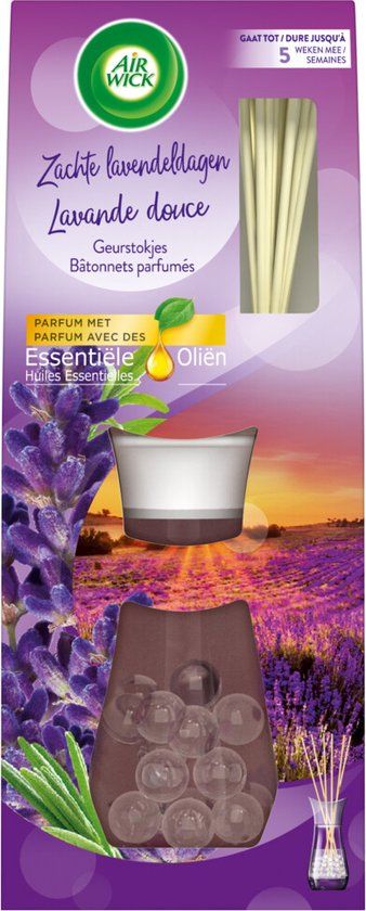 Air Wick Reeds Essential Oils Lavender 33ml - Geurstokjes