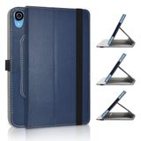NONE P25T 10 inch tablet hoes draaibaar 360 graden marineblauwe cover PU lederen beschermhoes tabletstandaard