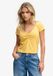 Superdry Athletic Essentials Top Dames Geel Gestreept Katoen Maat 16