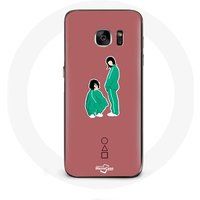 Maniacase Hoesjes voor Samsung galaxy S6 Inktvis naam Ji Yeong nr 240 EN Kang Sae Byeok nr 067