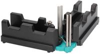 Merkloos / Sans marque Allecto Plus Plinten Snijder Mijter Hoek Gereedschap 2-in-1 Zwart ABS