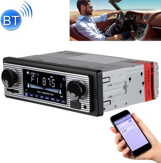 - SX-5513 Autoradio Stereo MP3-audiospeler Ondersteuning Bluetooth Handmatig Bellen / FM / USB / SD (niet bij elke geheugenkaart inbegrepen)