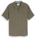 Tom Tailor - Heren hemd - Maat XL - Mannen - Khaki - Linnen/Katoen