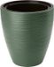 Form Plastic Plantenpot/bloempot Gobi - kunststof - groen - D40 x H32 cm - met binnenpot - rond