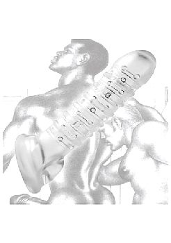 Tom of Finland - Textured Girth Enhancer - Clear